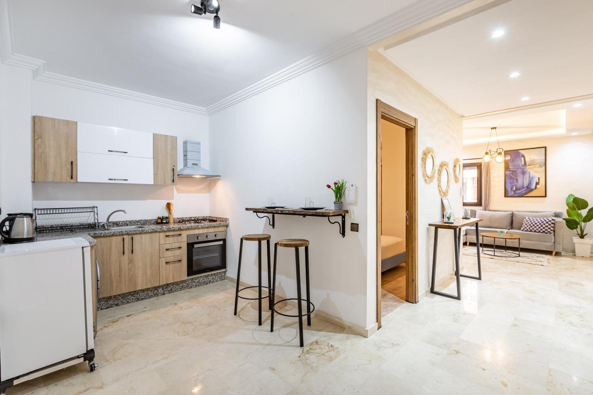 Magnificent Apartment In Gueliz - 100% Equipped Marrakesch Exterior foto